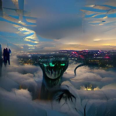 Sinister Sky Garden in Detailed Style