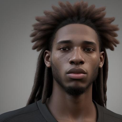 Detailed Headshot of French Footballer in 8K