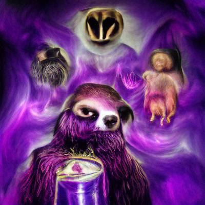 Sloth God of the Underworld: Digital Rendering