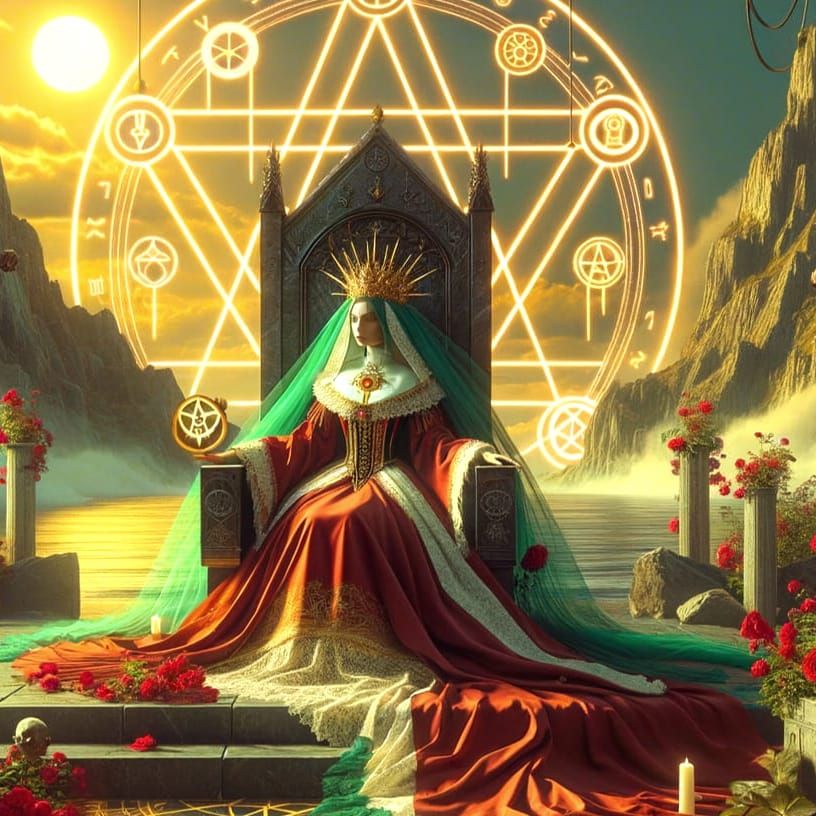 Queen of Pentacles, Tarot