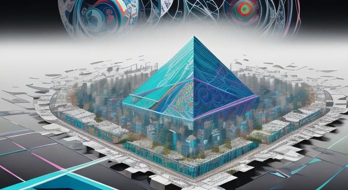 Kaleidoscopic River in Takashi Murakami Style