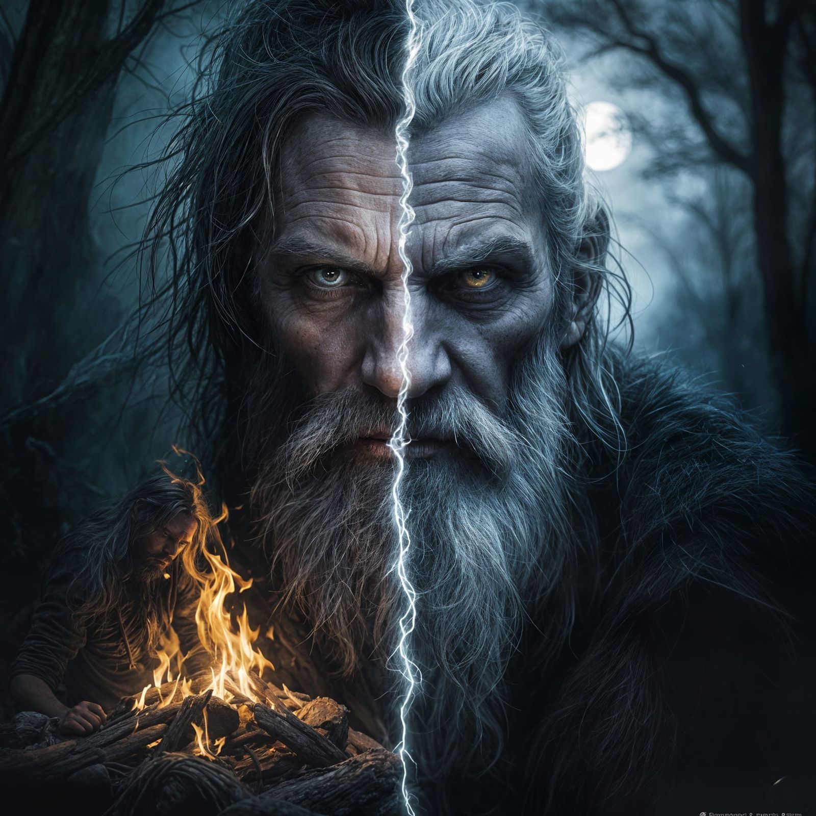 Skald's Transformation: Youthful Bard to Elder Storyteller