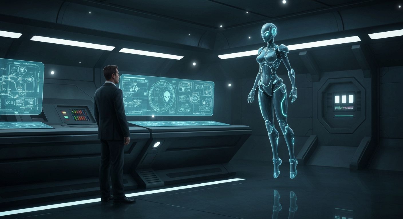 MIB Secret Lab with Agent & AI Drone