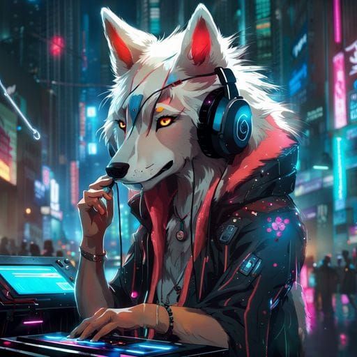 DJ Wolf Party Scene