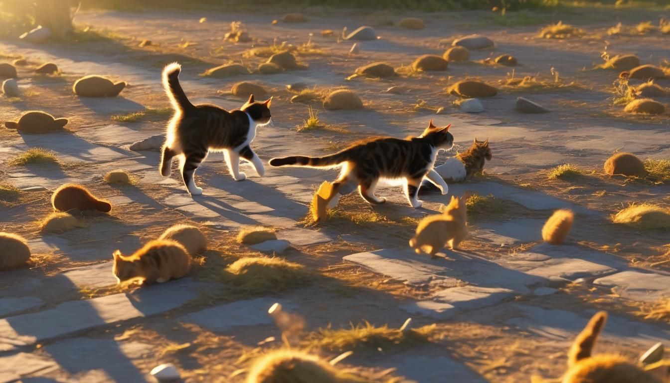 Fantasy Cat Close-Up: A Whimsical AI Portrait