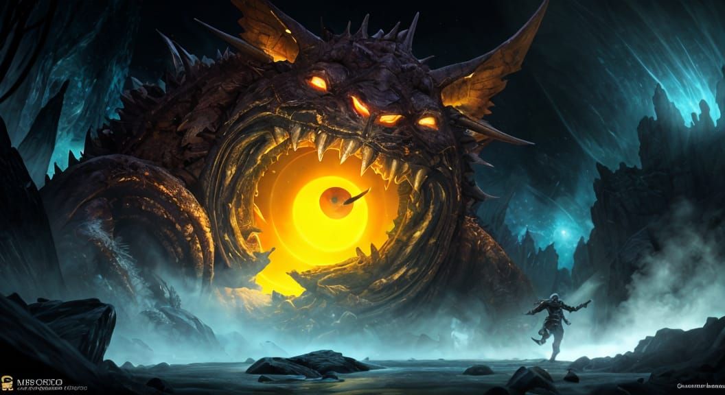 Ethereal Dark Fantasy: Rogue Overwhelmed by Nothic Monster i...