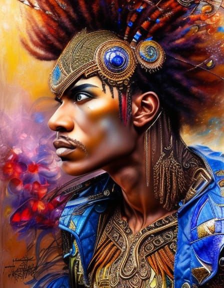 Hyperdetailed Portrait of Moroccan Warrior in Photorealism S...