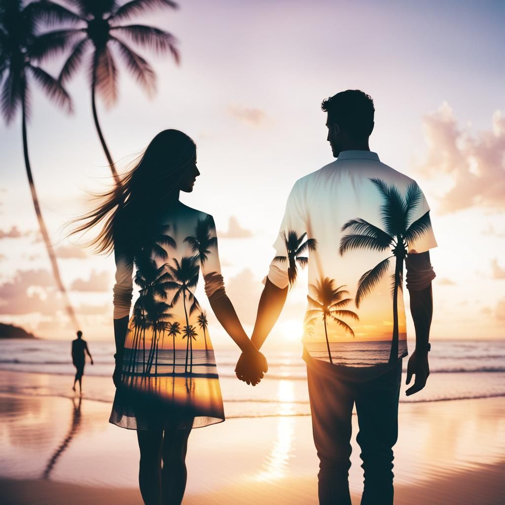 Dreamy Tropical Beach in Soft Focus Photograph