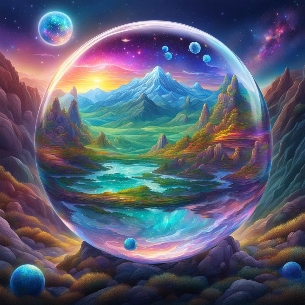 Crystal Ball Landscape in Cosmic Style