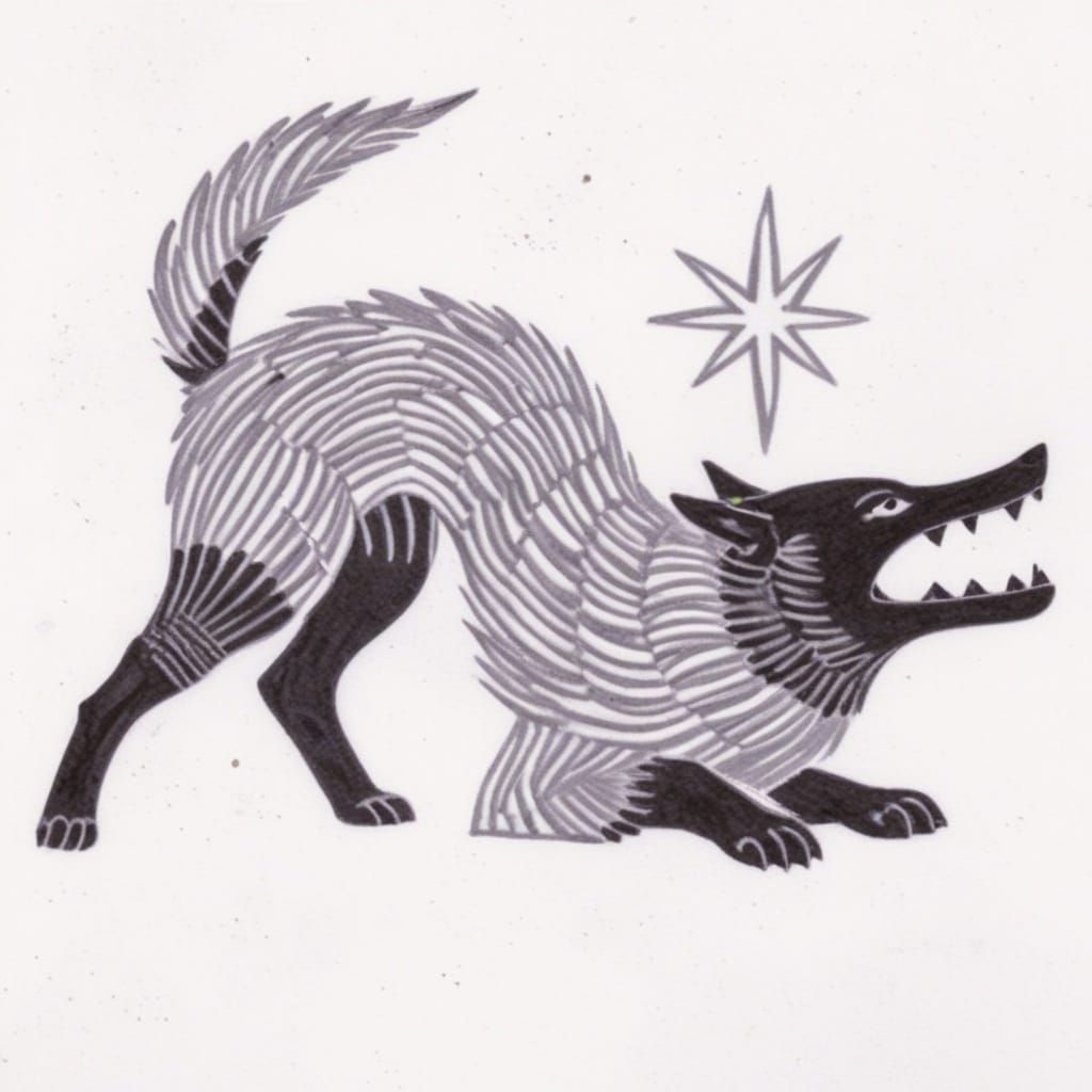 Mysterious Jackal in Ancient Greek Vase