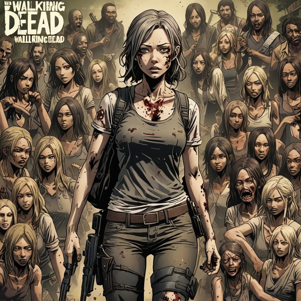 Anime Calendar Girl of the Walking Dead
