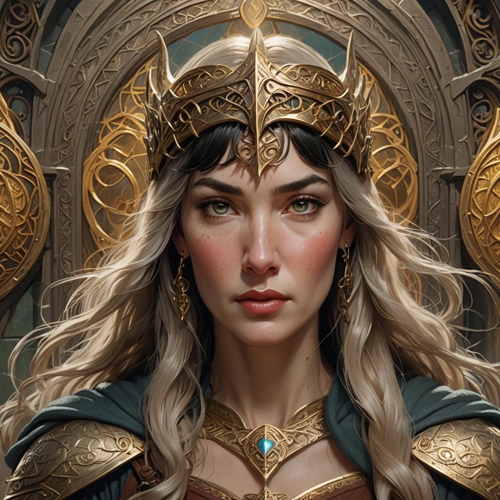 Eowyn Inspired Portrait in 8k Resolution