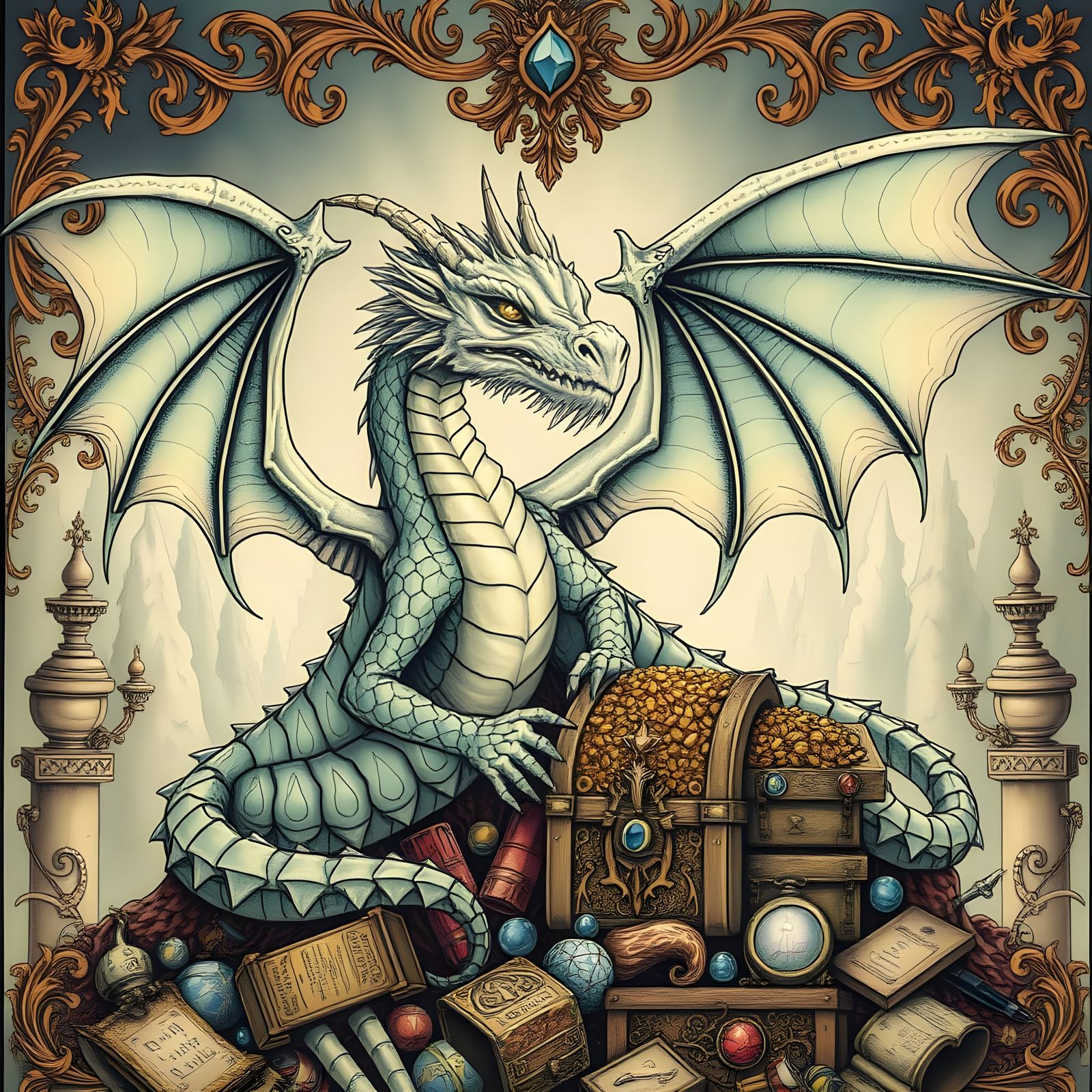 Storybook dragon