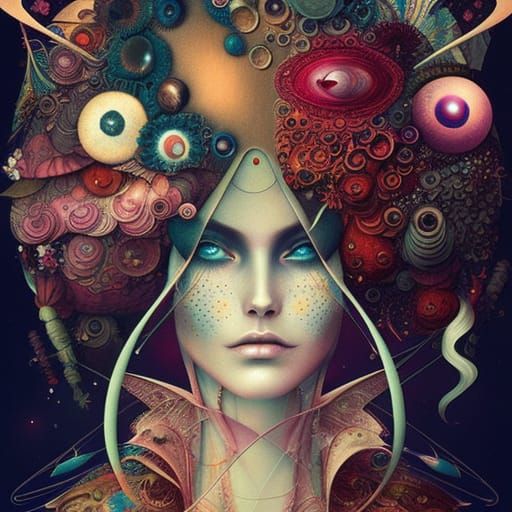 Futuristic Fashion Carnival in Space