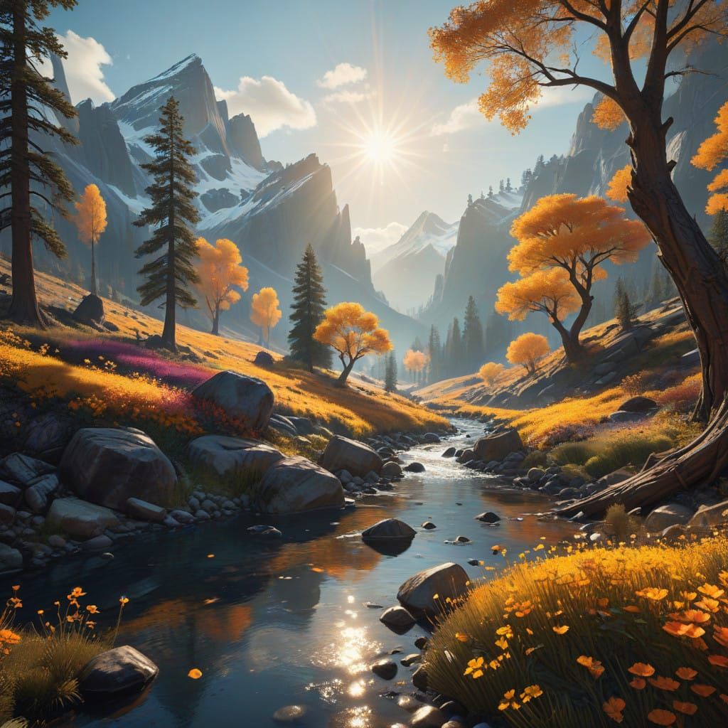 Ethereal Dreamscapes in Unreal Engine 5 - 8K Fantasy Concept...