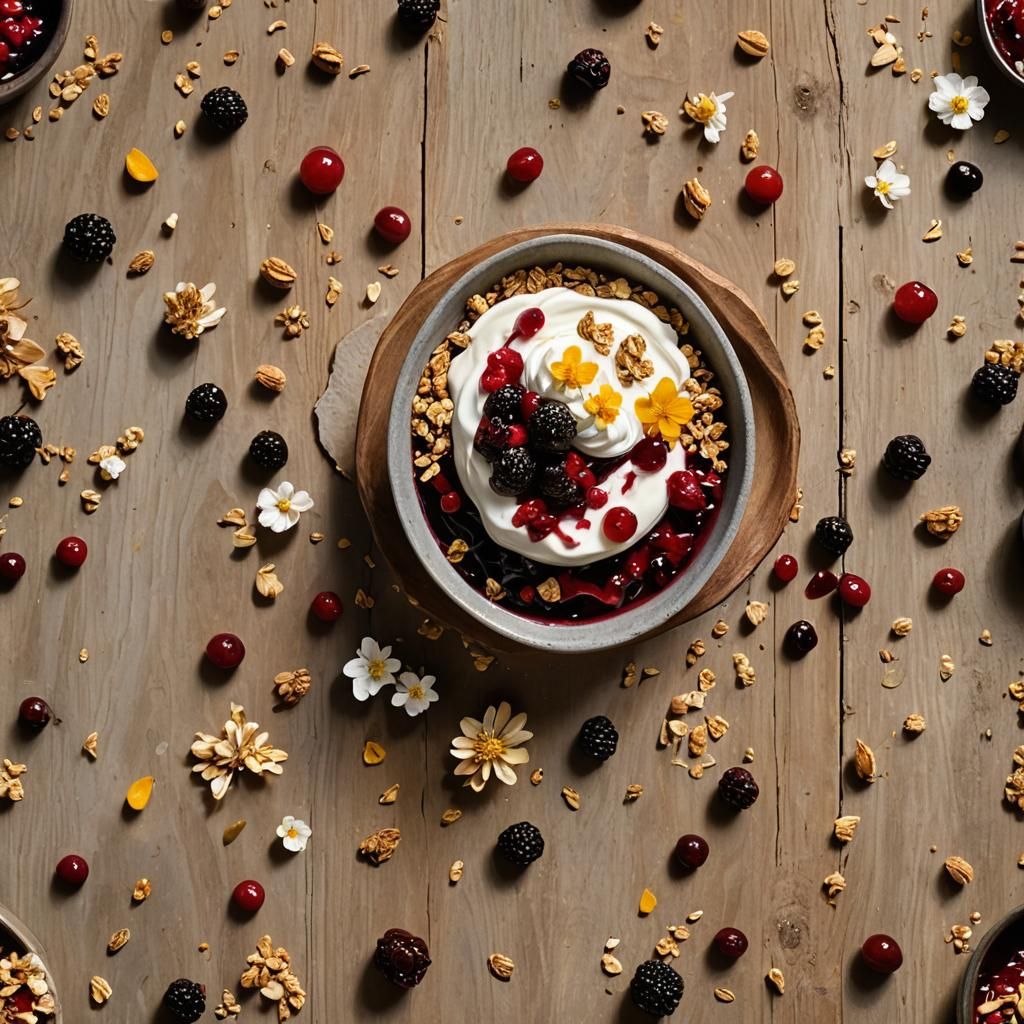 Berry Dessert Concept Art in Unreal Engine 5 Style