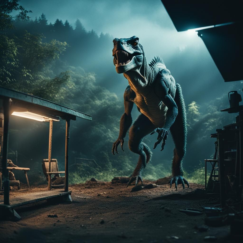 Cinematic Film Still: Atmospheric Saturday Scene