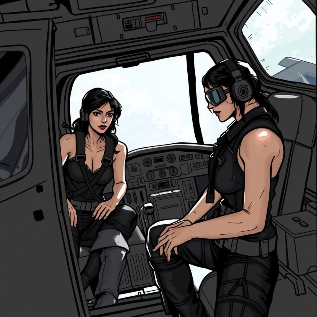 Lady Jaye and Snake Eyes: Stealth Helicopter Mission