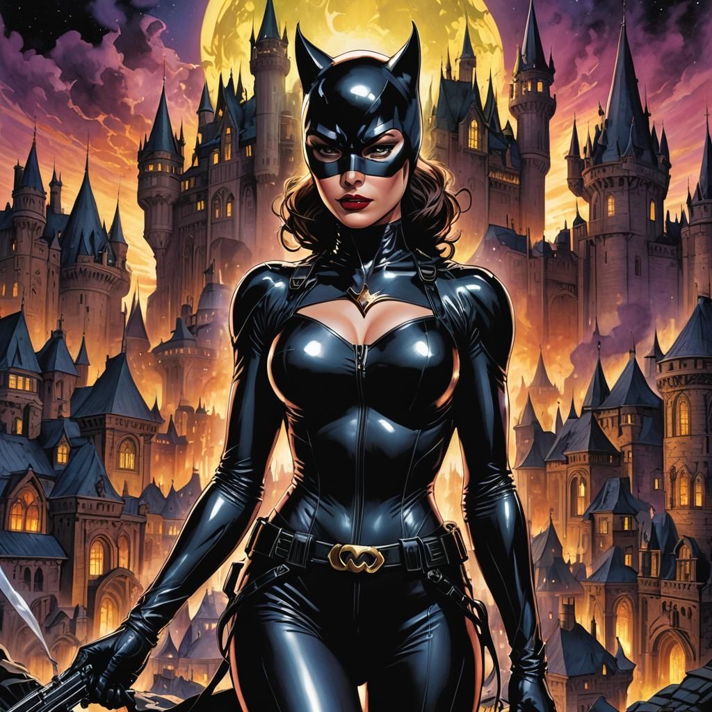 Portrait
Catwoman and BlackCat  
Castle Doom
Alcohol Ink
Hyp...