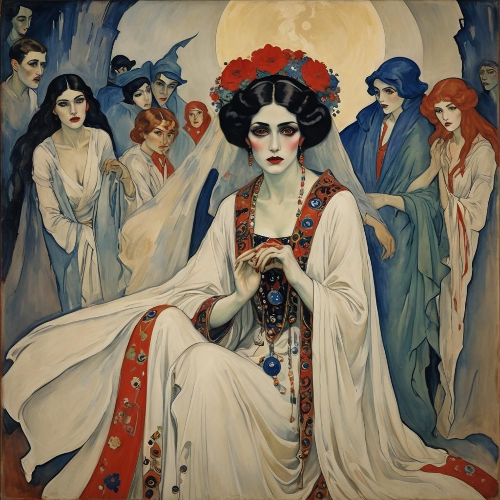 Vampires of Ancient Times: Portraiture in Decorative Style