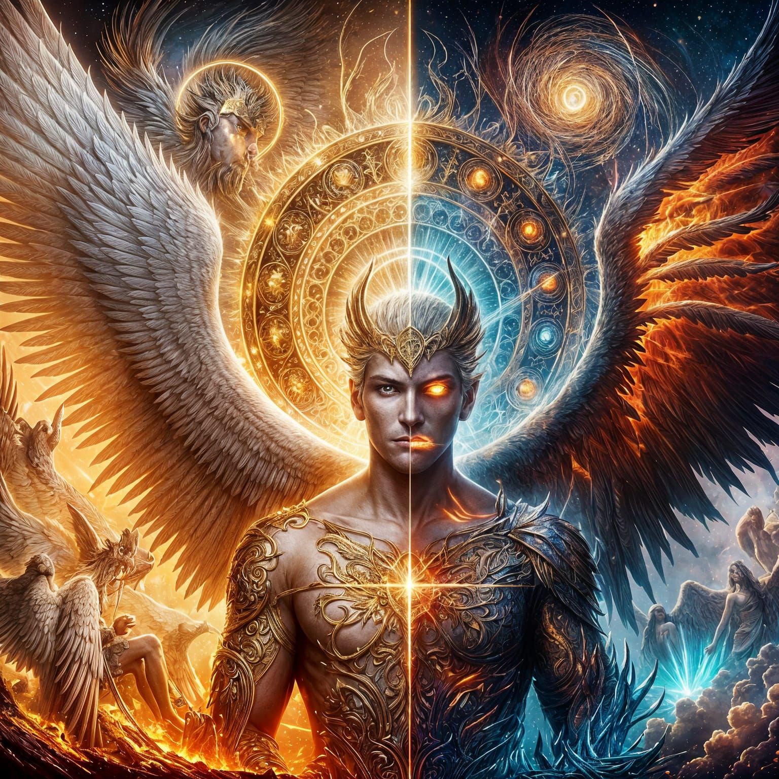 Lucifer: Transformation from Morning Star to The Fallen