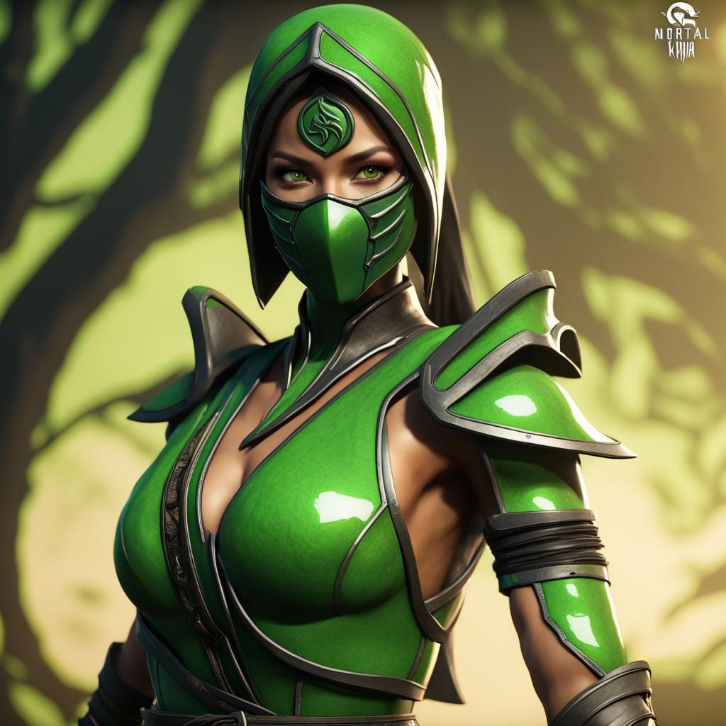 Jade: Gorgeous Ninja in MK1 Style, 3D Cinematic