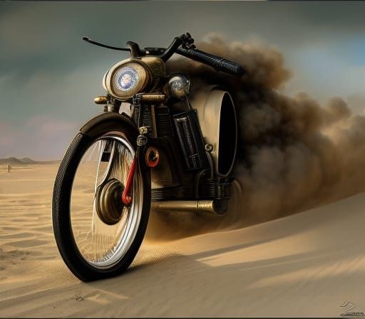 Steampunk Motorcycle
