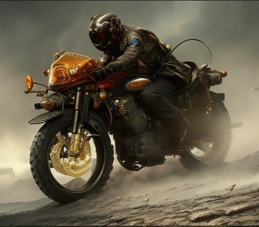 Steampunk Motorcycle