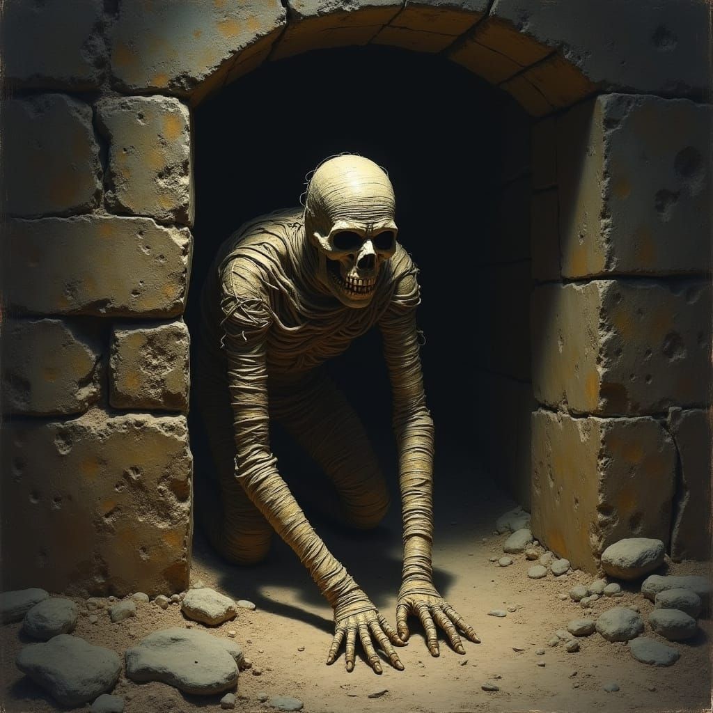 Ancient Mummy Rises from Forgotten Tomb