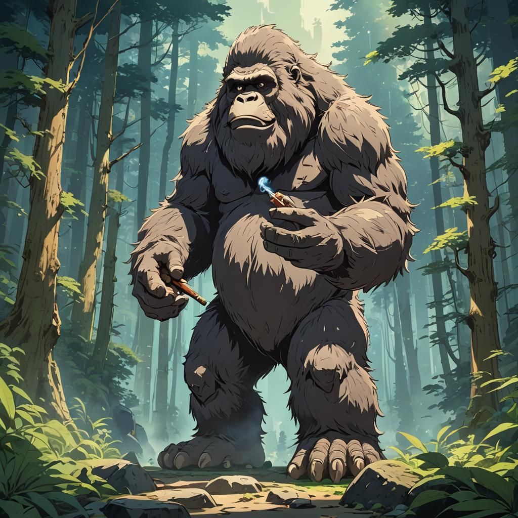Big Foot and Yeti Smoke, Anime Style