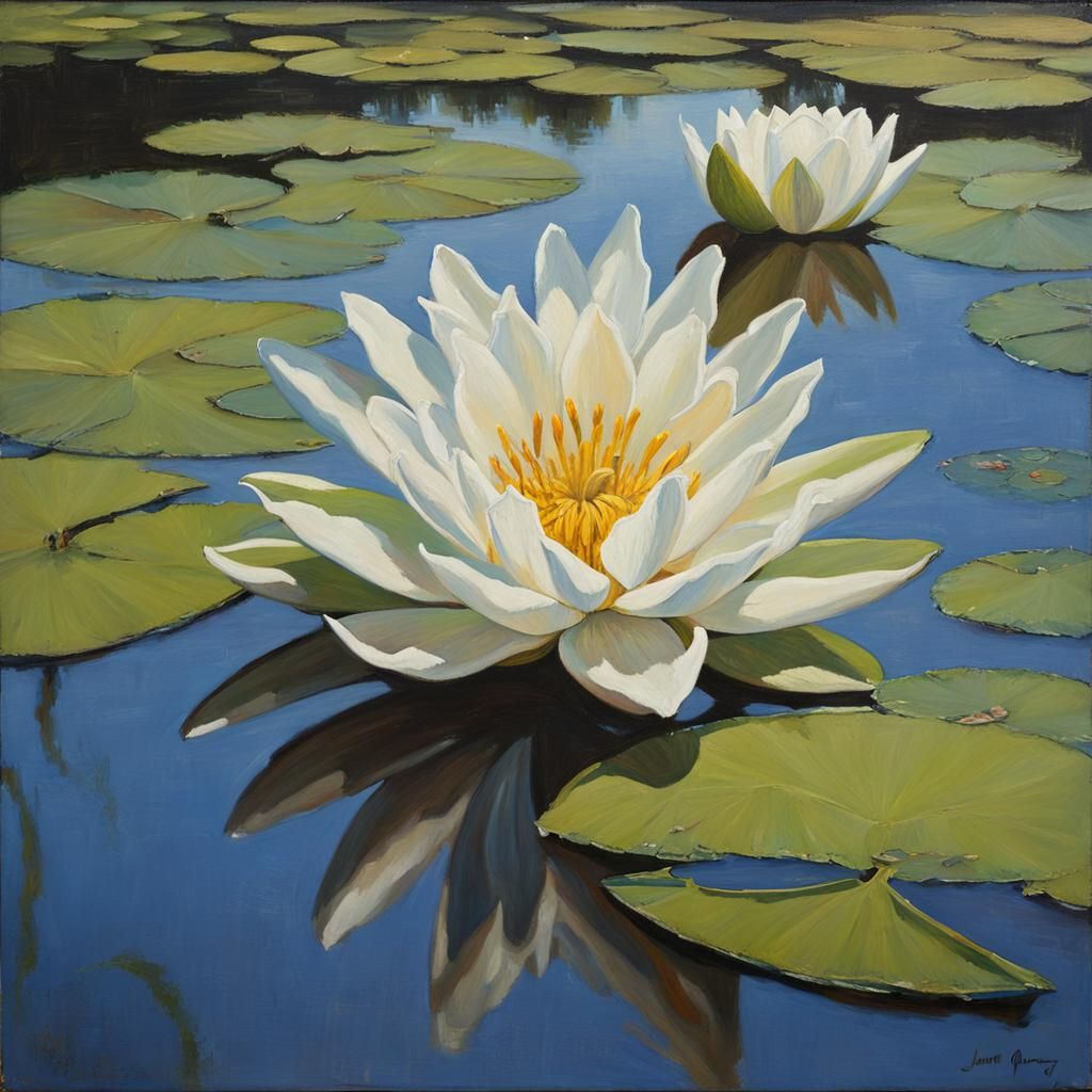 Lily in Oils, Inspired by Classical Realism