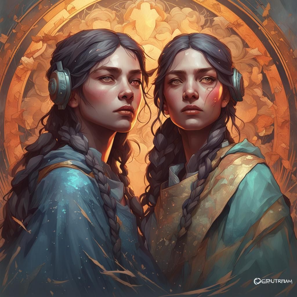 Sisters' Portrait: Finding Peace in a Chaotic World