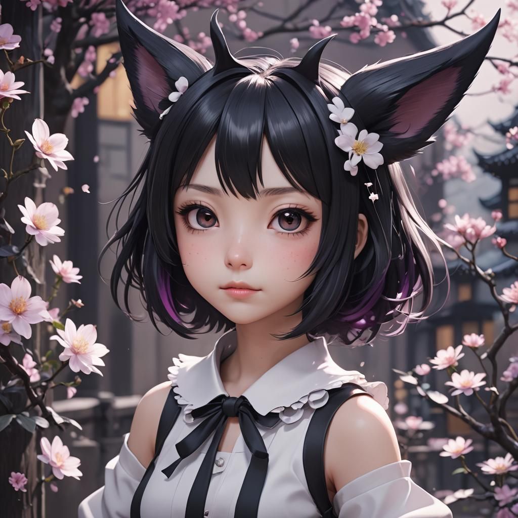 Kuromi in Detailed 3D Anime Art