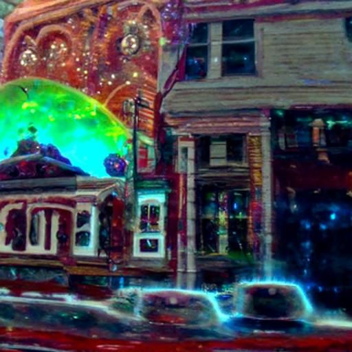 New Hamburg's Historic District in Astral Illustration