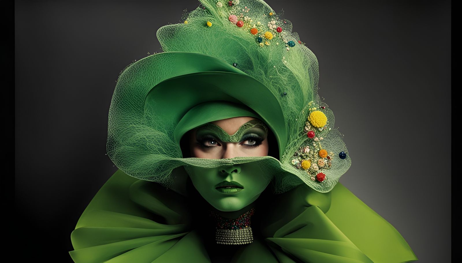 Colorful 1960s Fashion Art