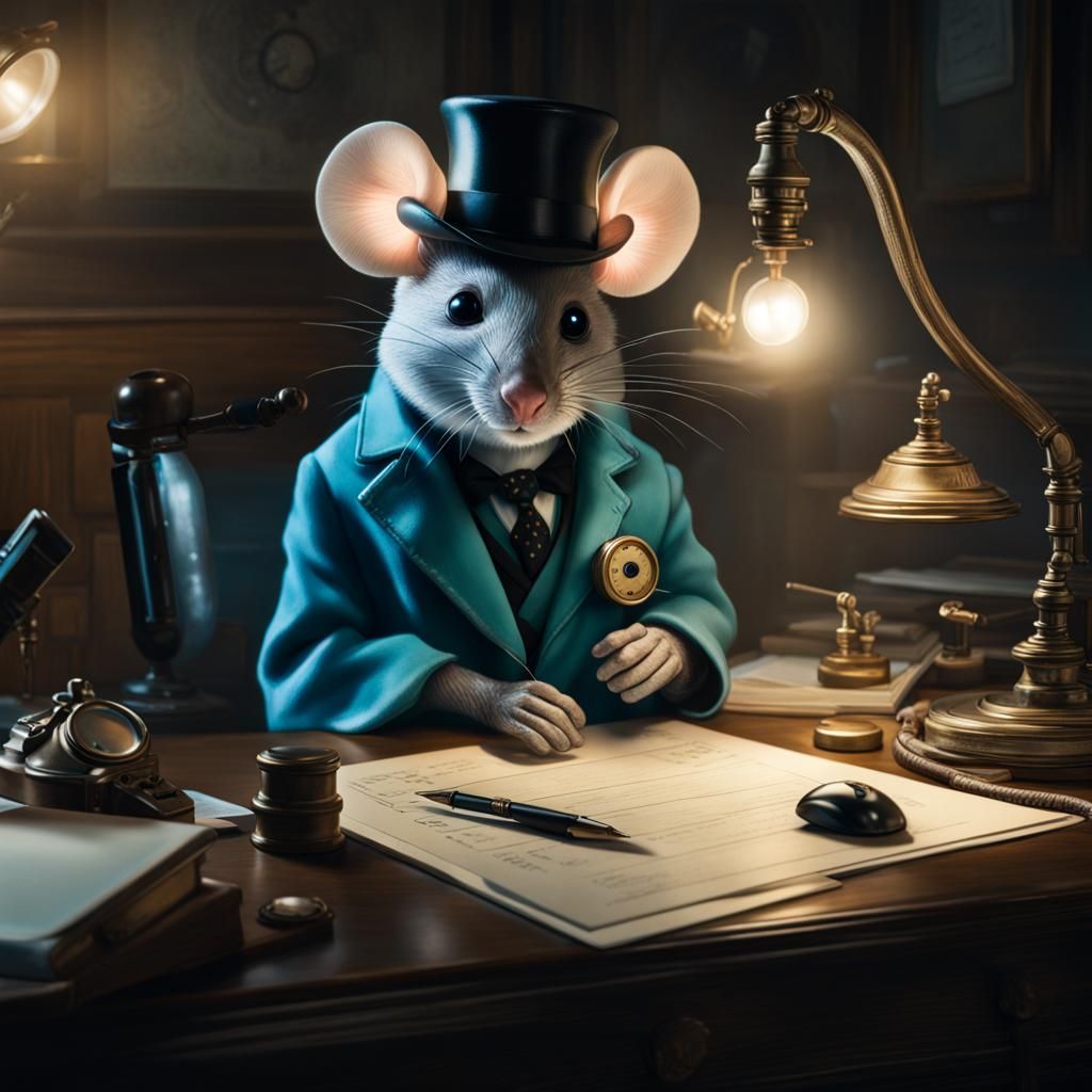 Bioluminescent Detective Mouse Investigates Evidence: Hyperr...