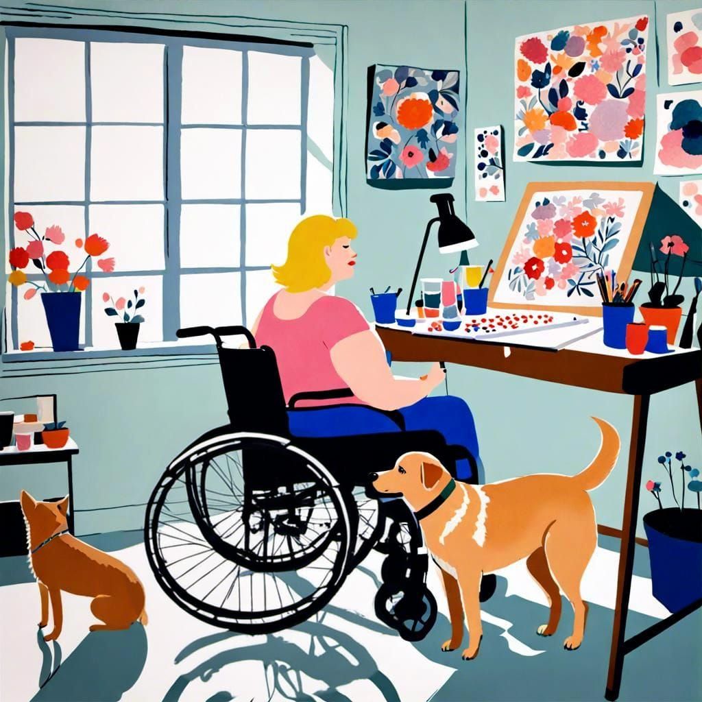 Artist in Studio: A Gouache Masterpiece