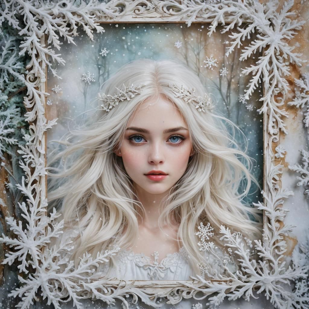 Ethereal Beauty in Distressed Filigree