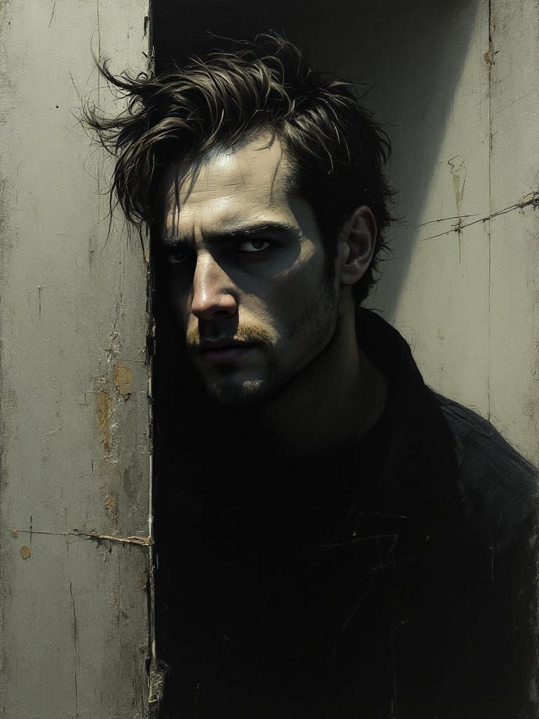 Whispers in the Dark: A Haunting Portrait of Solitude