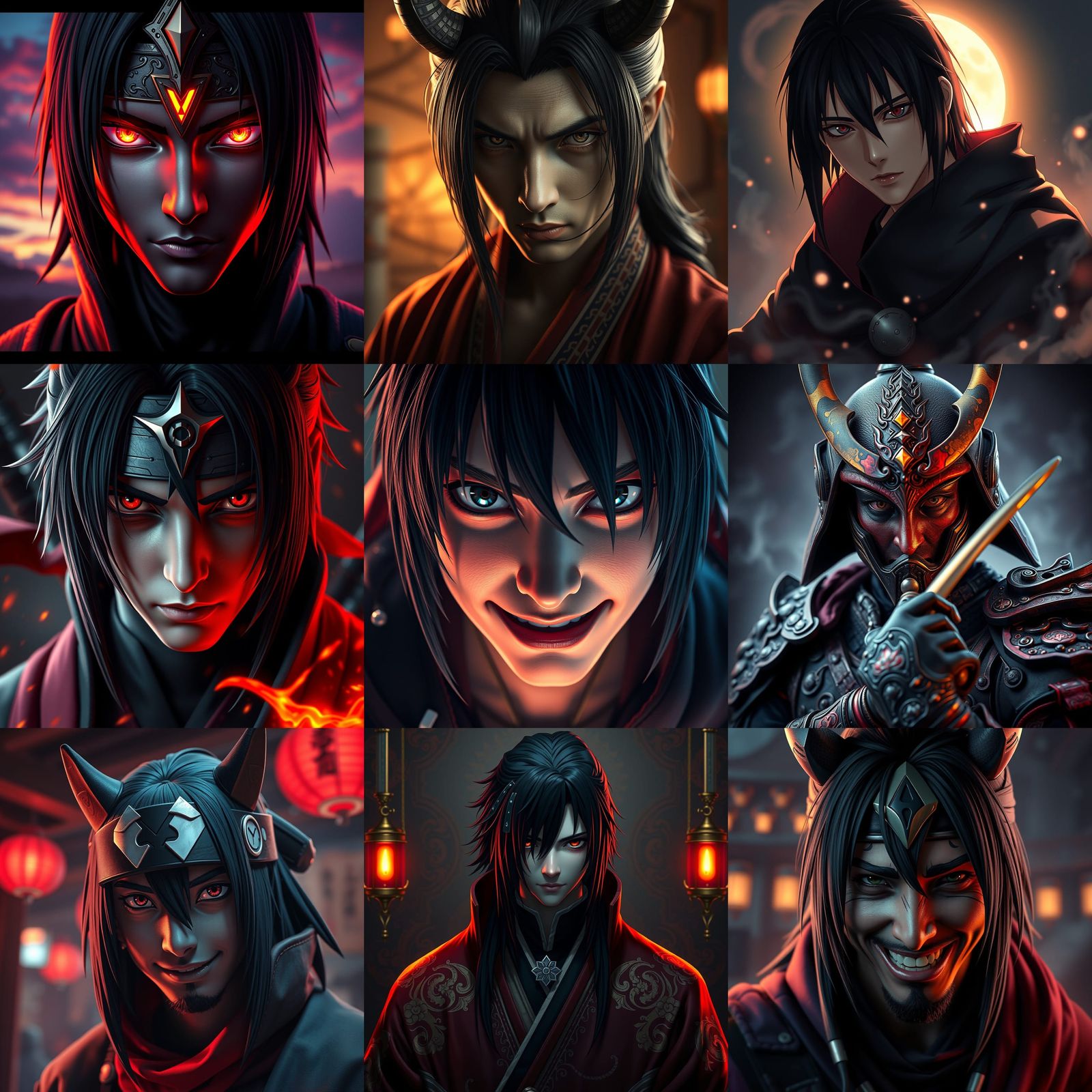 Hyperrealistic Itachi Portrait in 8k Resolution