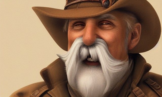 British Archeologist Portrait: Artstation Digital Art