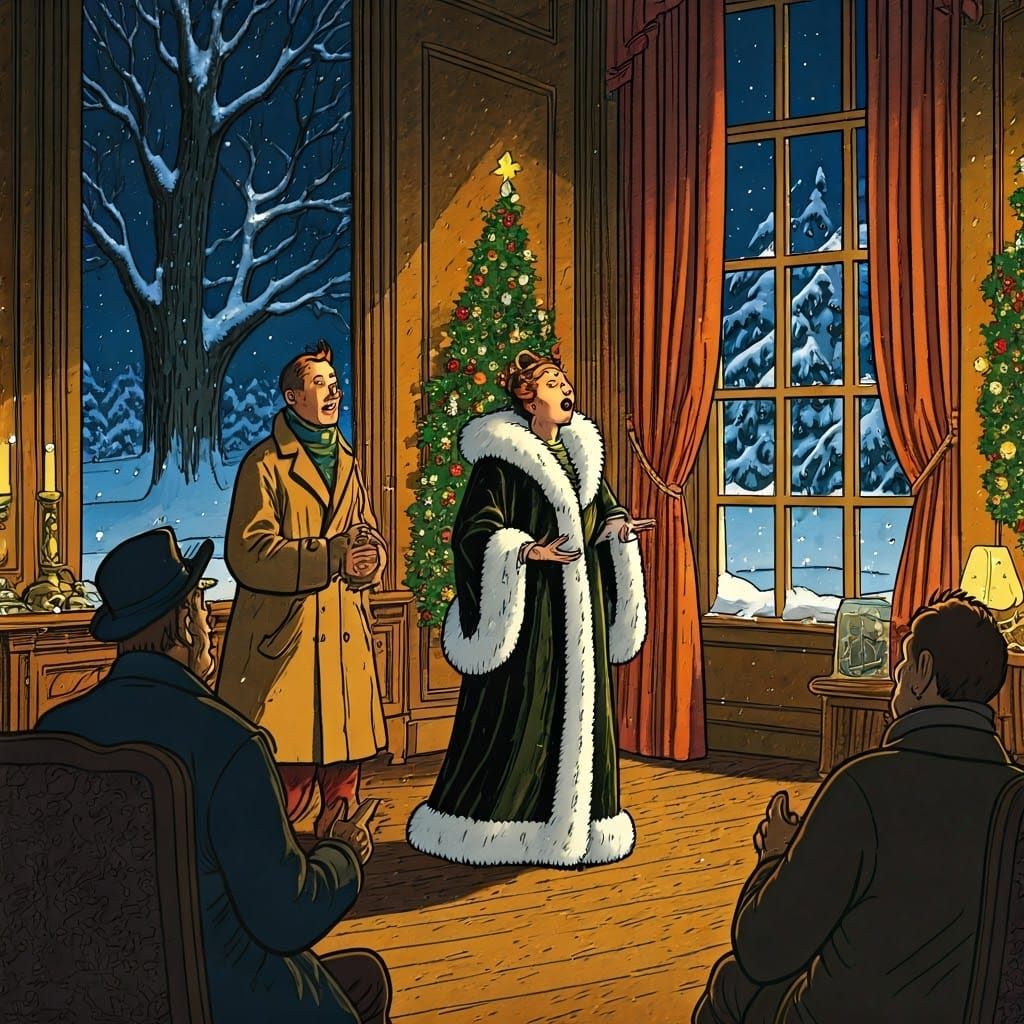 Classic Winter Wonderland at Marlinspike Hall, in the Style...