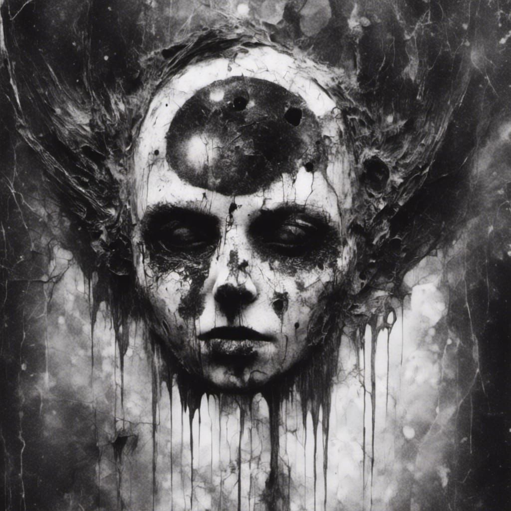 Macabre Cosmos Circus in Vorticism Style