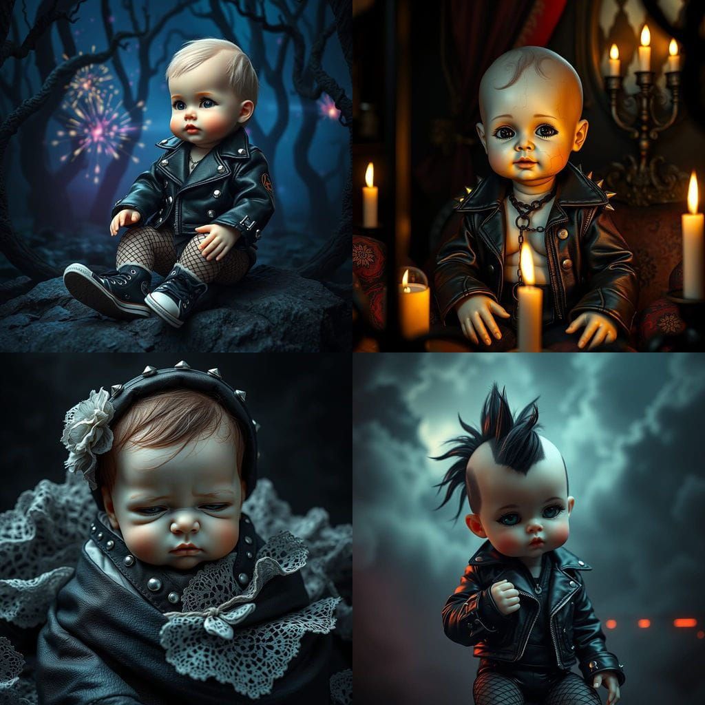 Rebel Baby in Dark Fantasy World