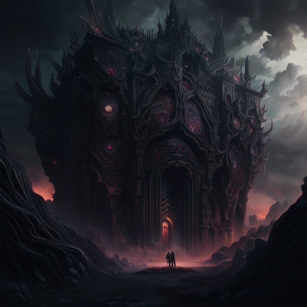 Dramatic Possessed Void in Digital Matte Painting