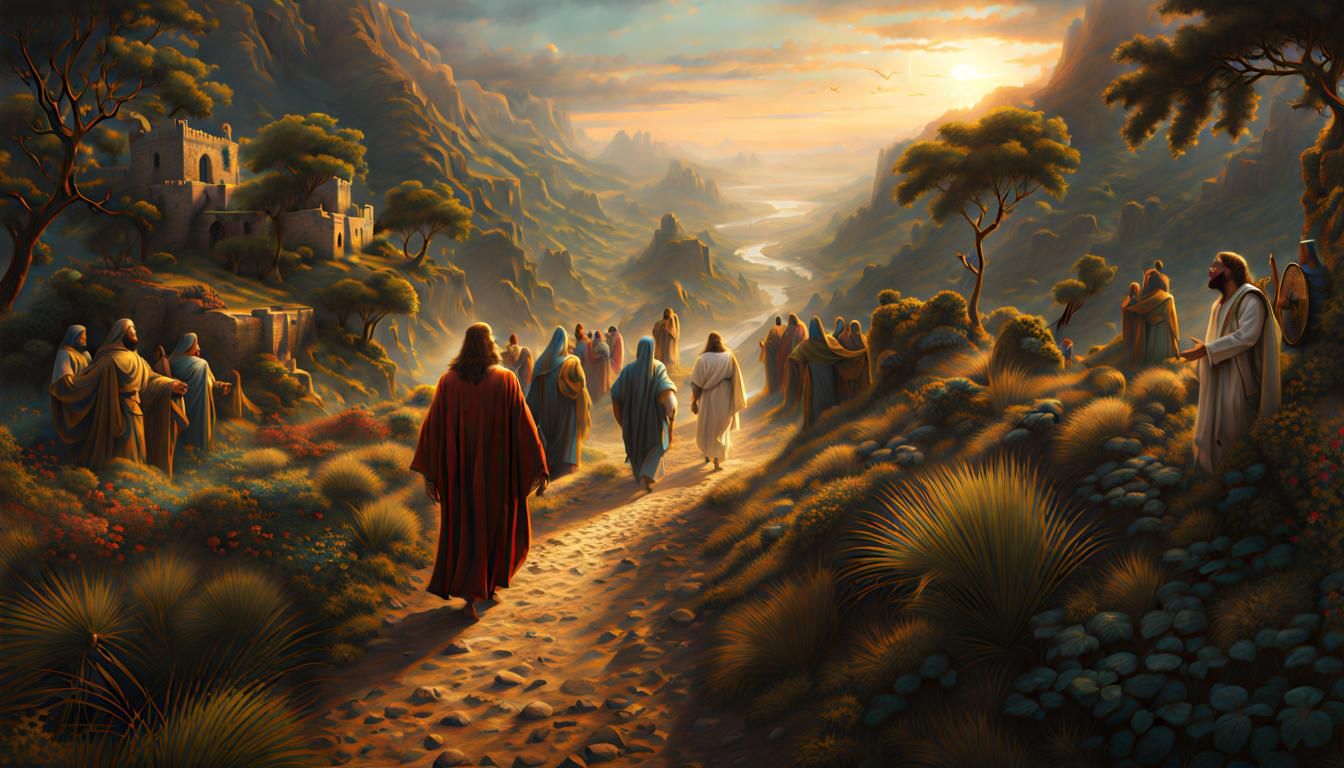 Jesus Leads Followers to Minister to the Poor