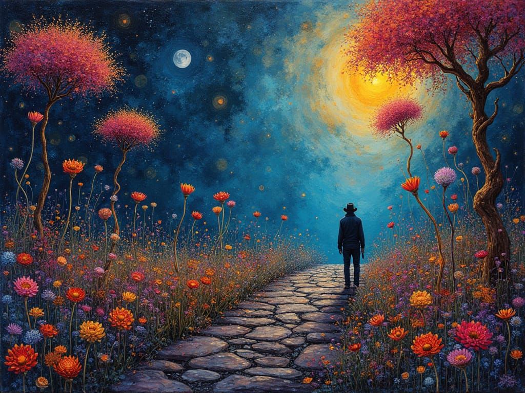 Ethereal Umbellifers in Deep, Nocturnal Colors