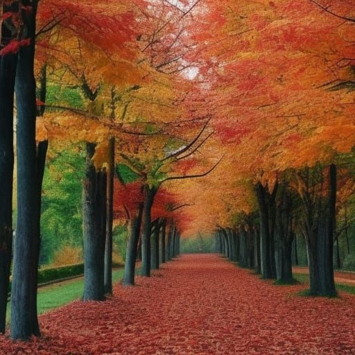 Vibrant Autumnal Scene