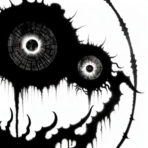 Cosmic Horror Moon God Rher Manifests Divine Rage