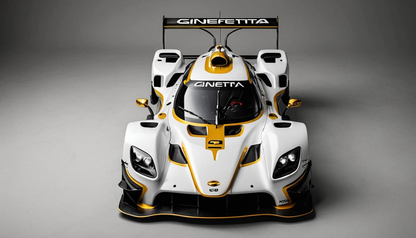 Futuristic Ginetta Akula LMP1 Le Mans Race Car